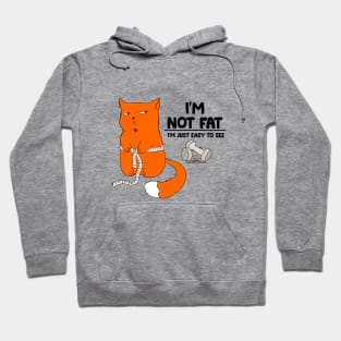 I'm not fat Hoodie